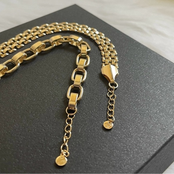 18K Gold Plated Over Brass Watch Band Link
Bracelet Bundle NWOT - Picture 6 of 8